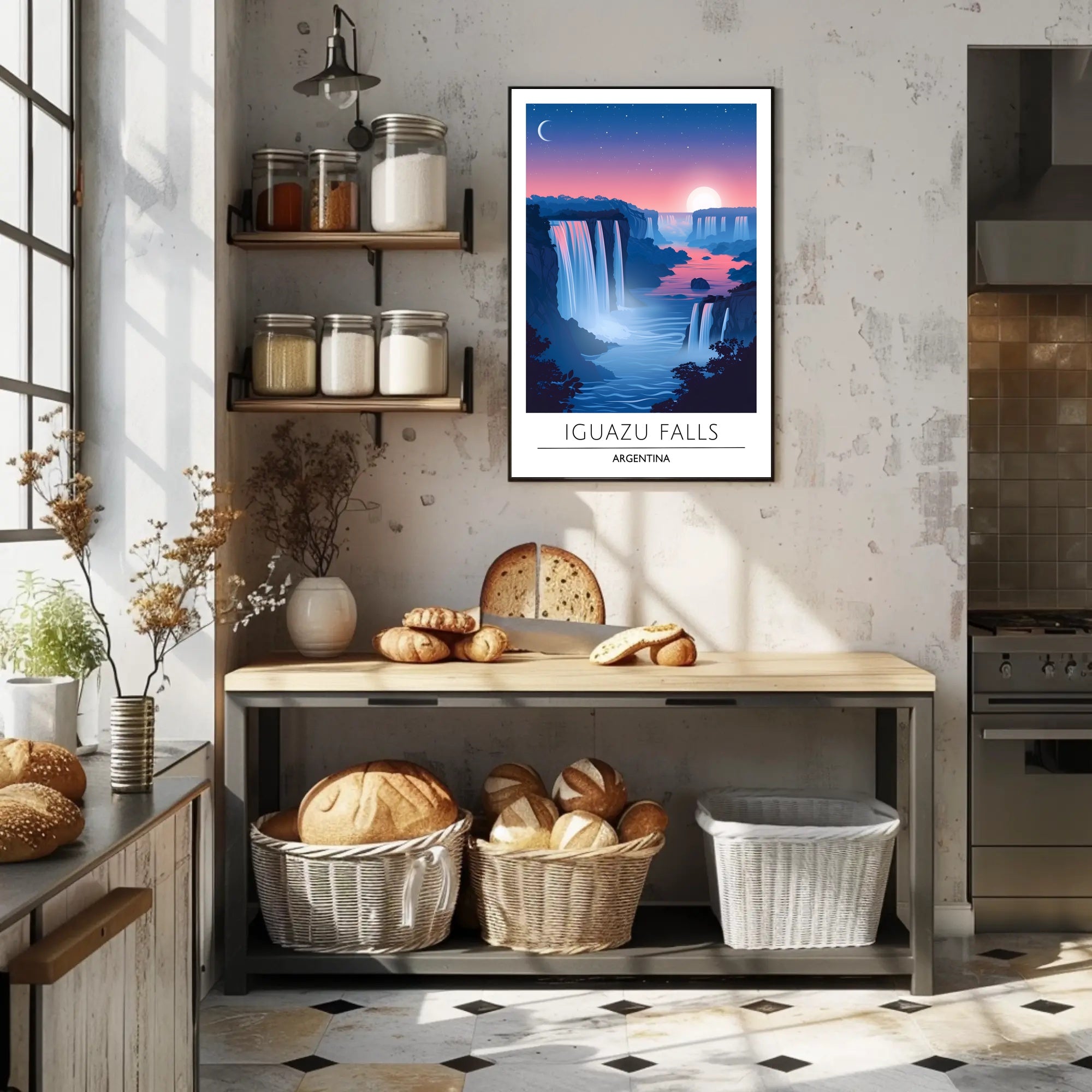 Iguazu Falls Dreamscape Travel Poster