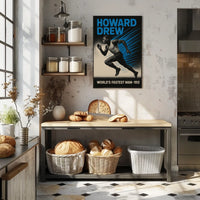 Howard Drew WorldS Fastest Man Poster