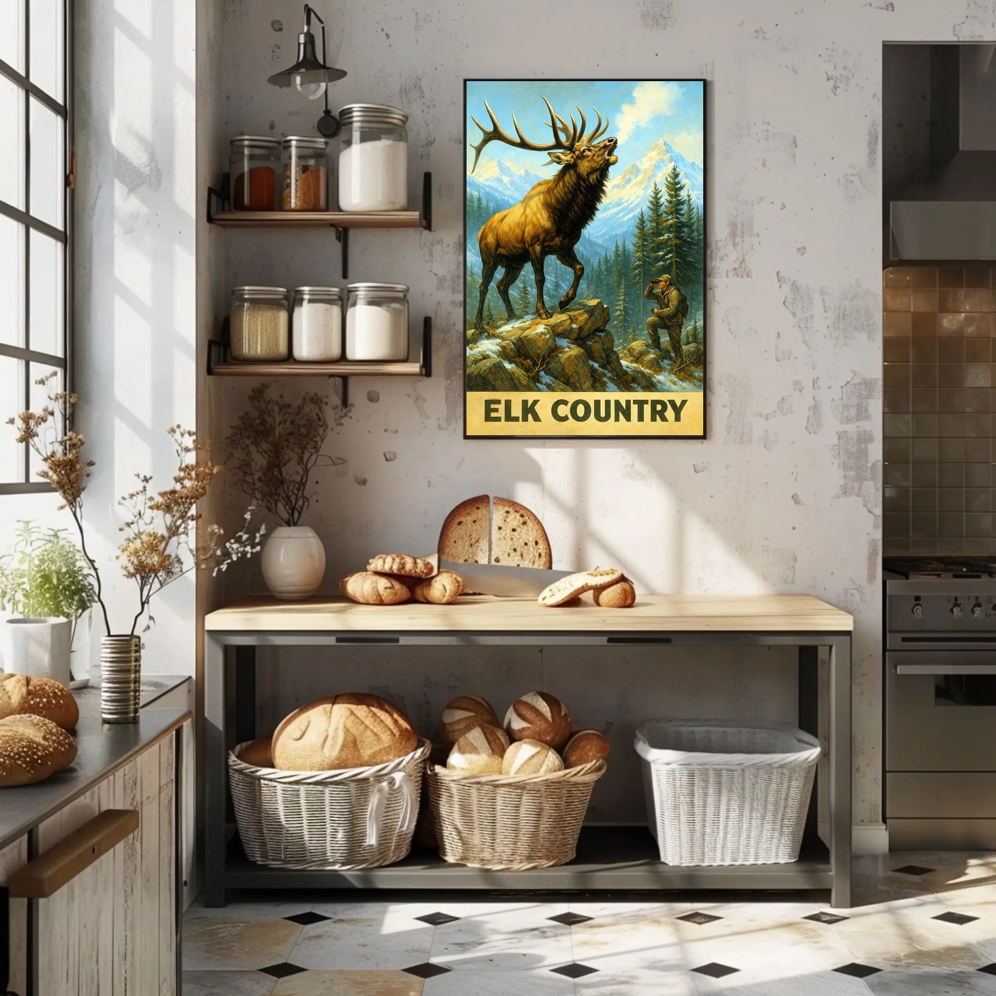 Elk Country Poster PosterGoat