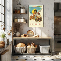 Seaside Bliss on the Adriatic Poster PosterGoat