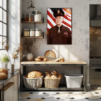 General Eisenhower in U.S. Army Uniform Poster