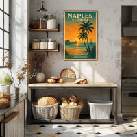 Naples, Florida Where Sunsets Meet Serenity Poster