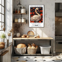 William Morris Exhibition Vintage Art Poster