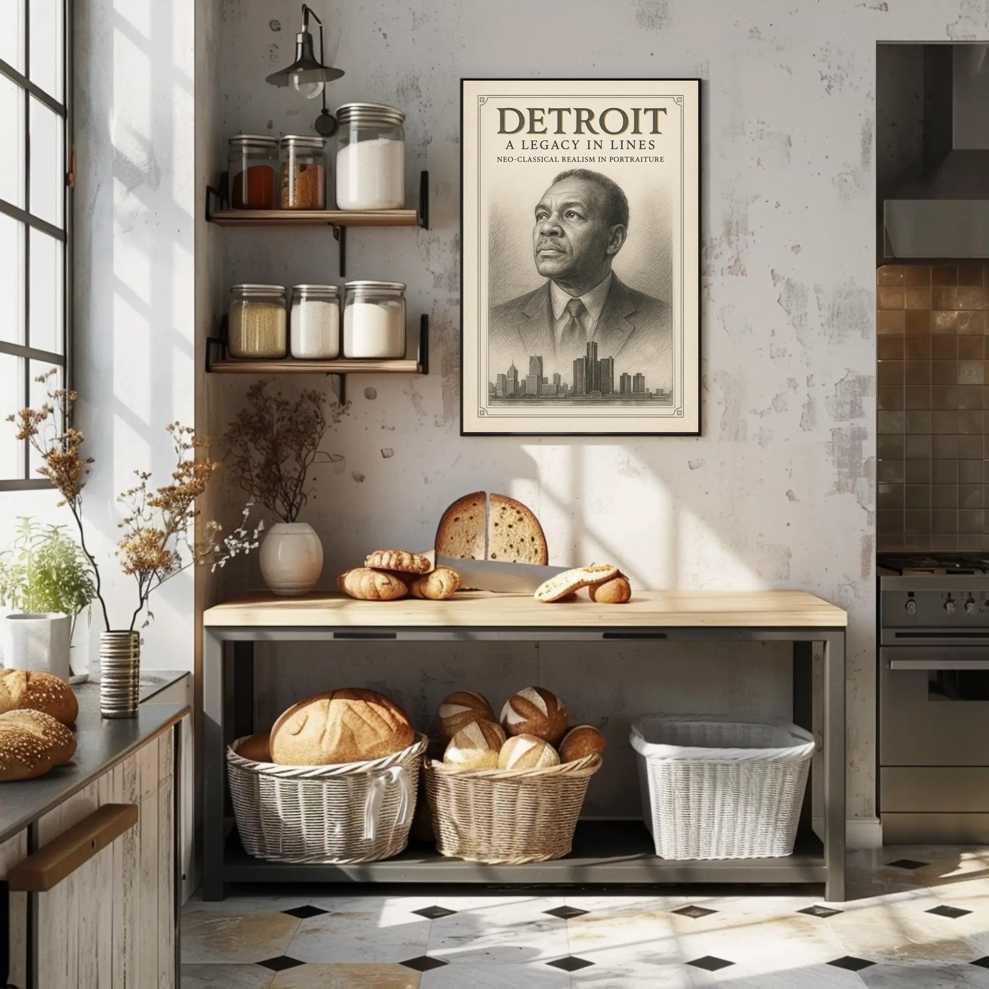 Detroit A Legacy in Lines Poster