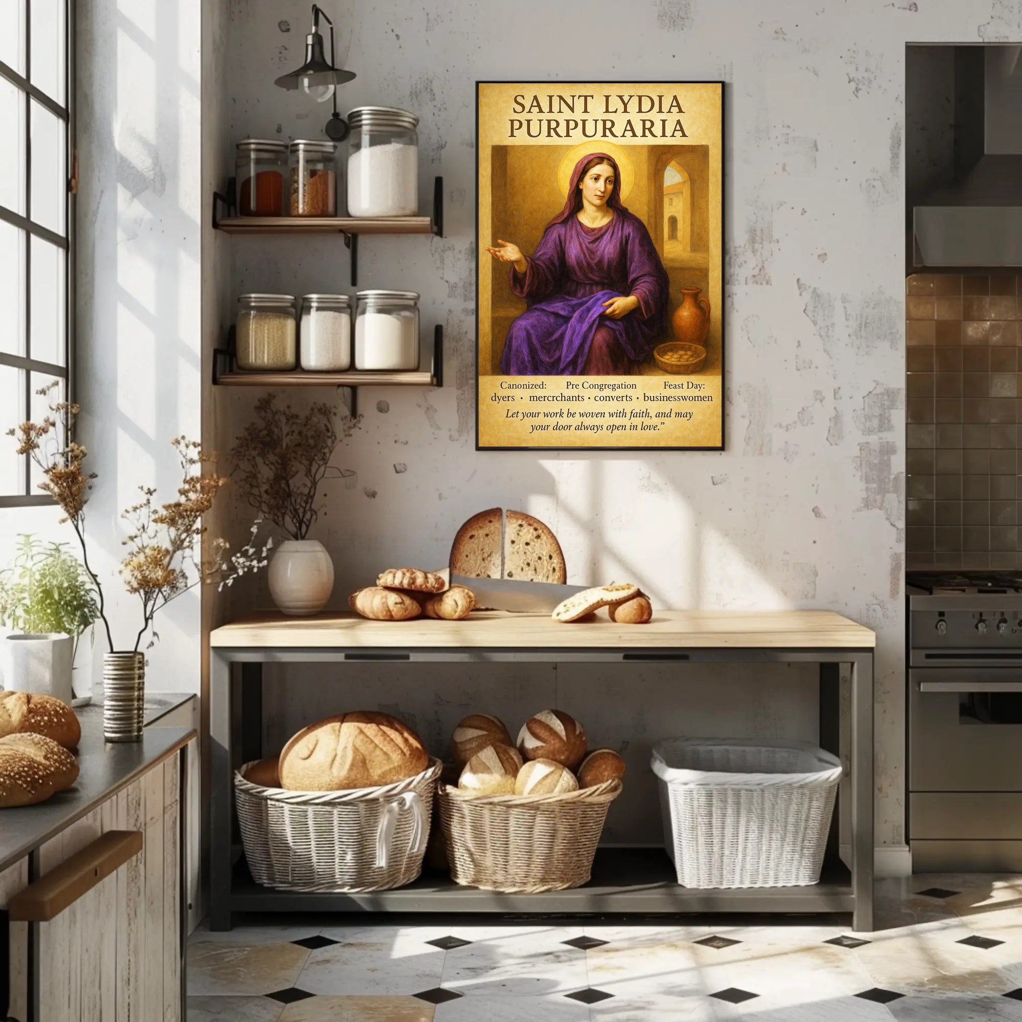 Saint Lydia Purpuraria Poster PosterGoat