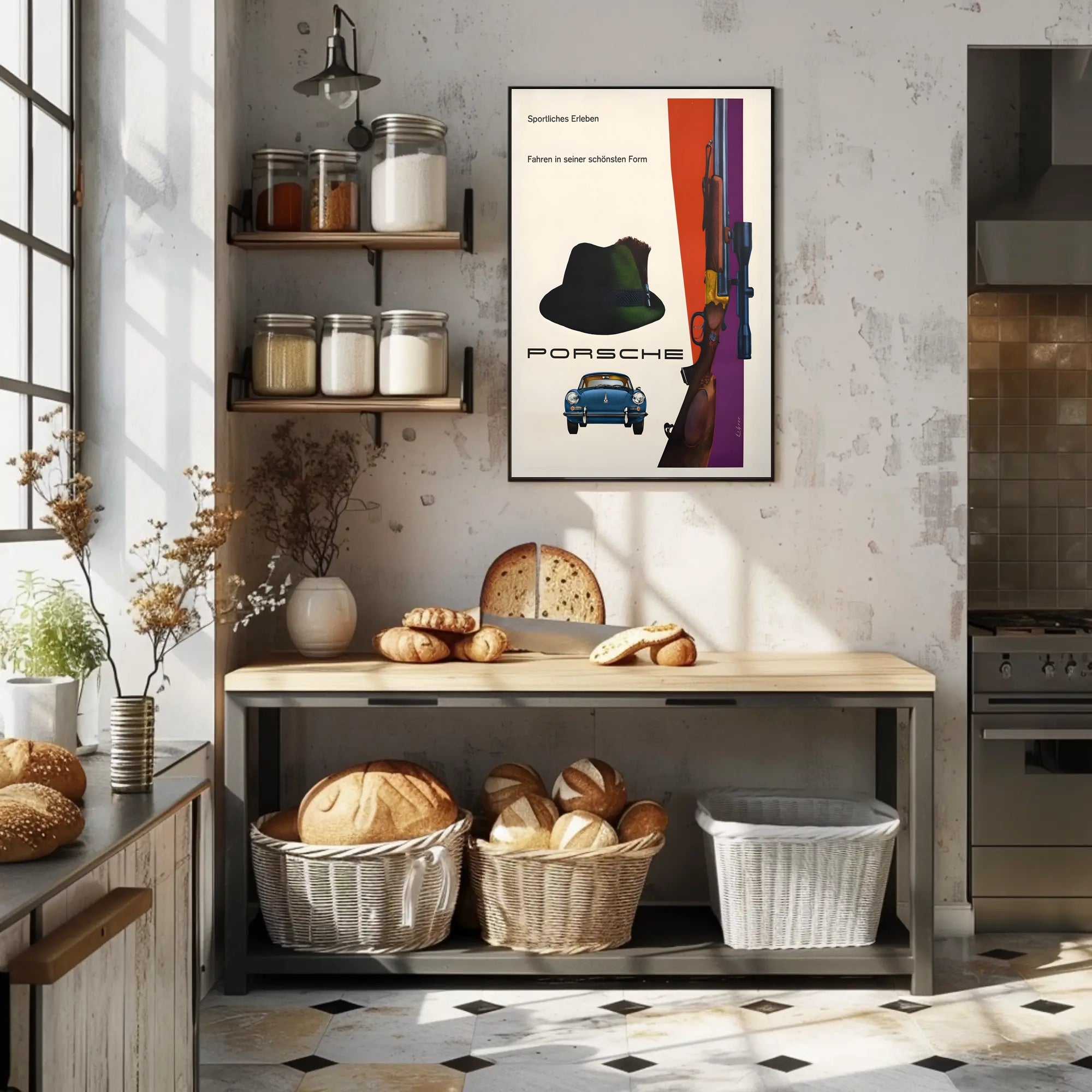 Sportliches Erleben mit Porsche Poster