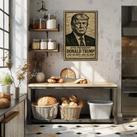 Donald Trump 47Th President Tribute Patriotic Leadership Wall Art Collection Poster