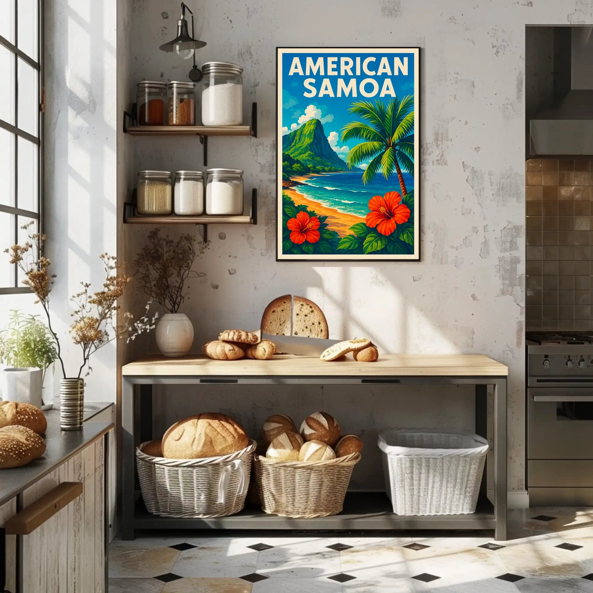 American Samoa Paradise Poster