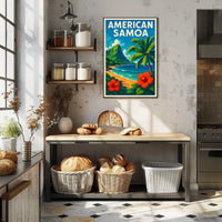 American Samoa Paradise Poster