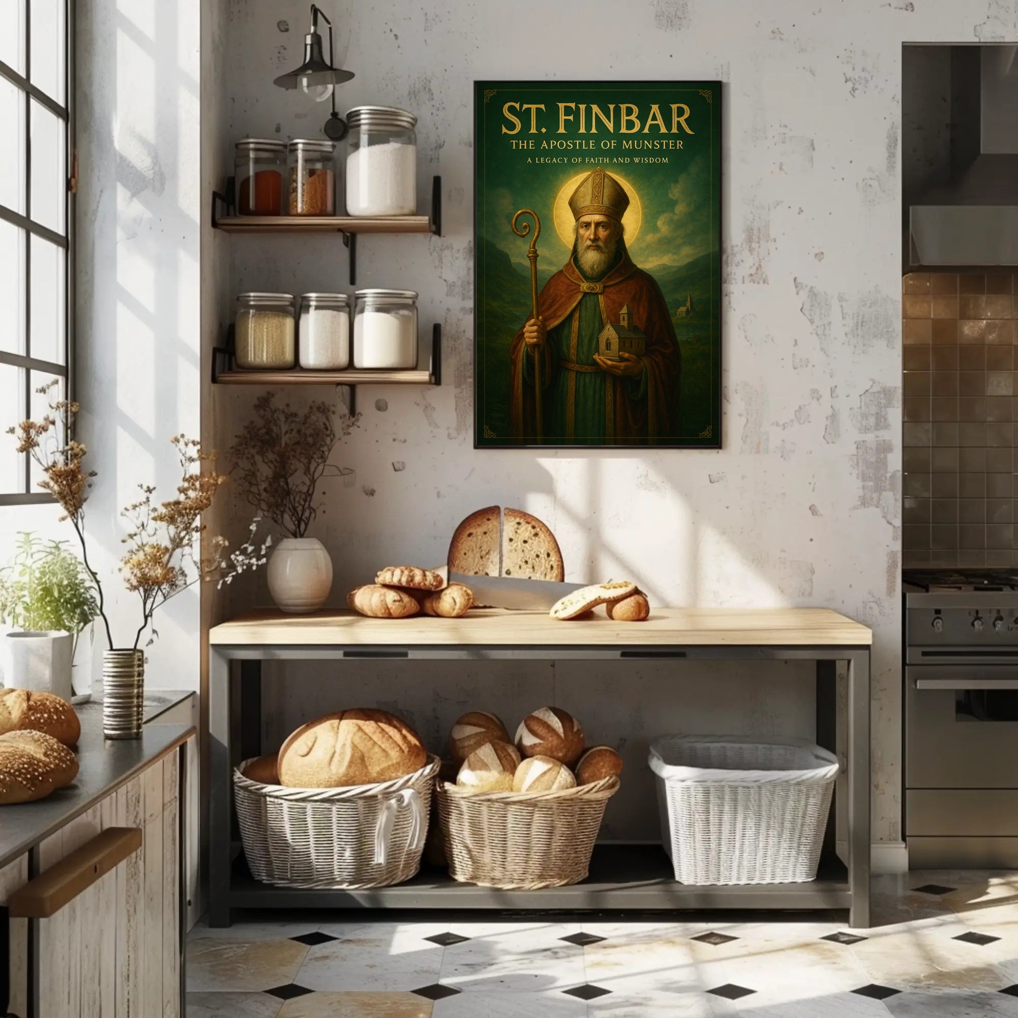 St. Finbar The Apostle of Munster Poster PosterGoat