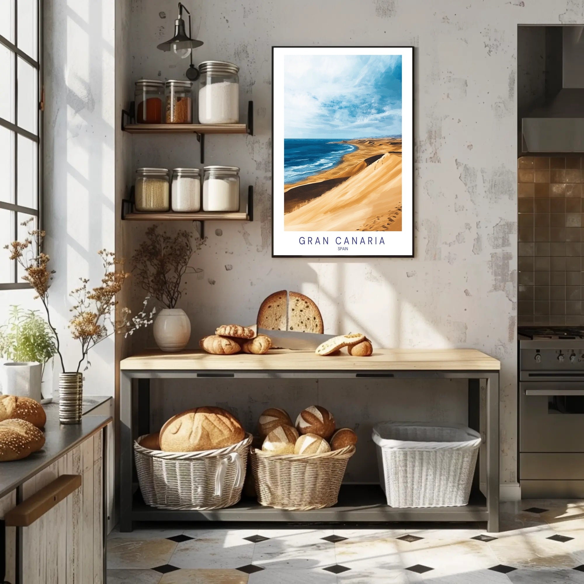Gran Canaria Scenic View Poster PosterGoat