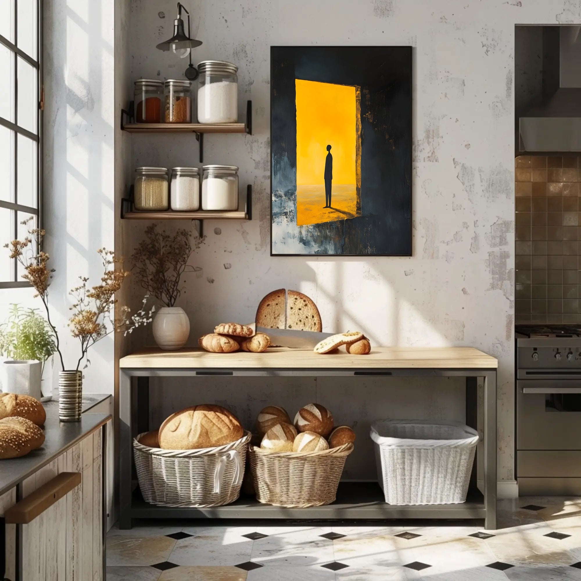 Abstract Silhouette Minimalist Poster Wall Art