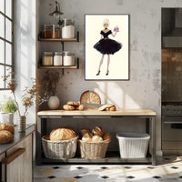 Fashion Illustration Elegant Evening Wear Poster