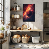 Celestial Nebula Planet Surreal Space Art Poster PosterGoat