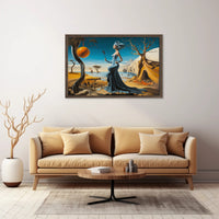 Dreamlike Coastal Surrealism: Surrealistic Artistic Poster