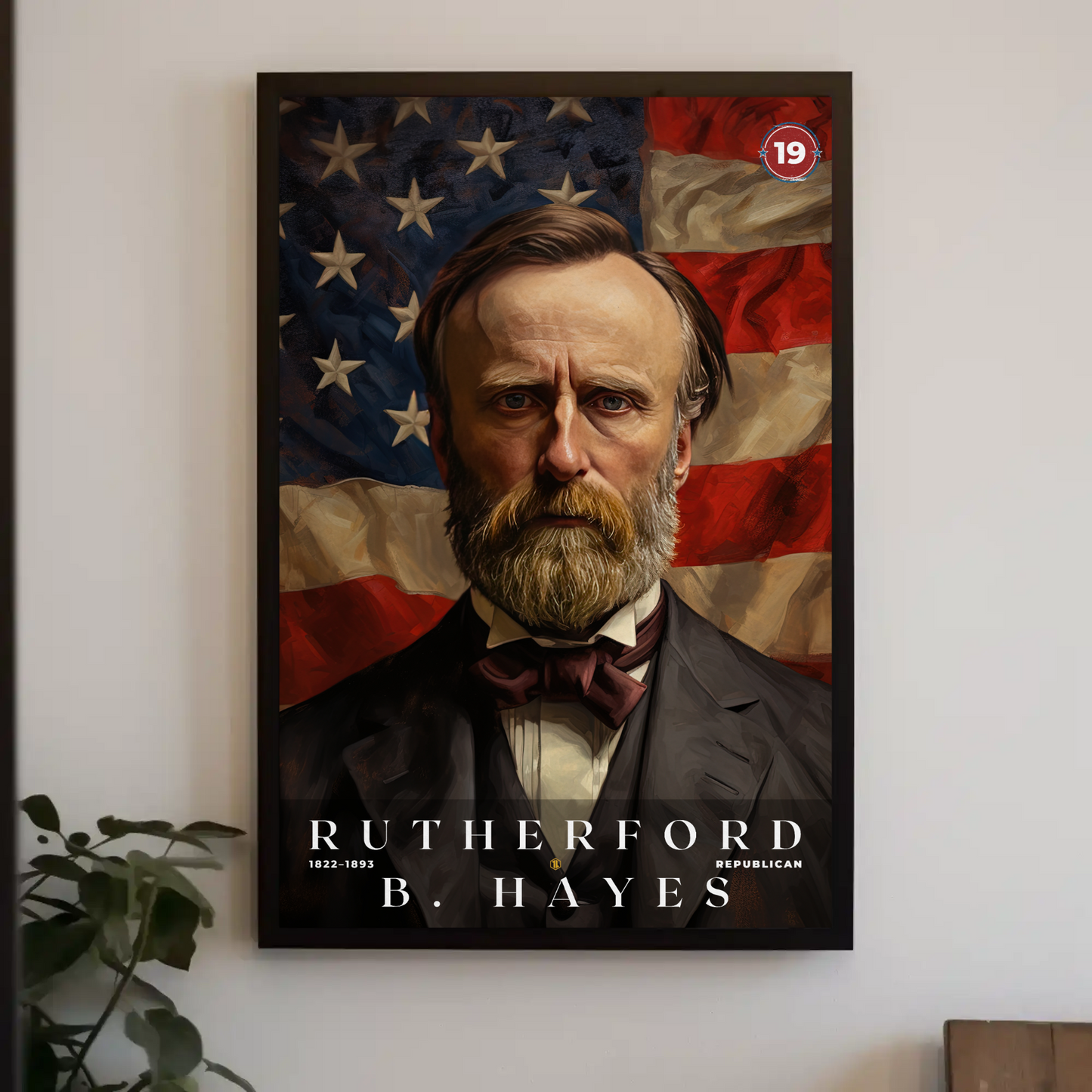 Rutherford B. Hayes 19th President Of The United States Portrait