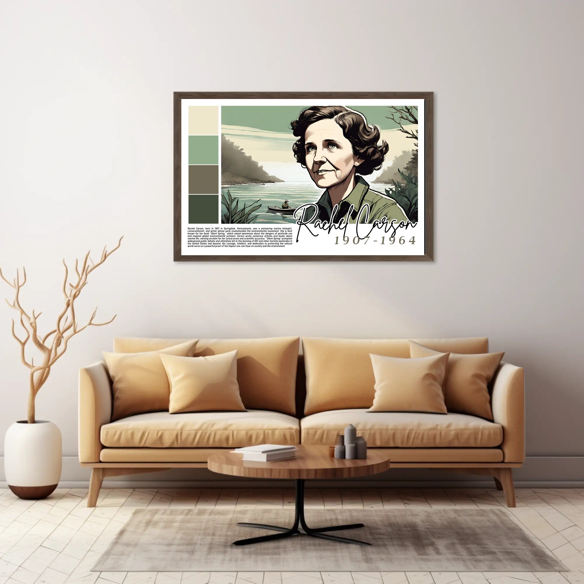 Rachel Carson: Legacy of Environmental Impact Poster