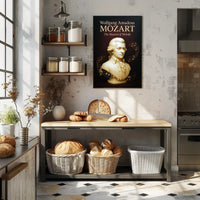 Wolfgang Amadeus Mozart The Maestro of Melody Poster PosterGoat