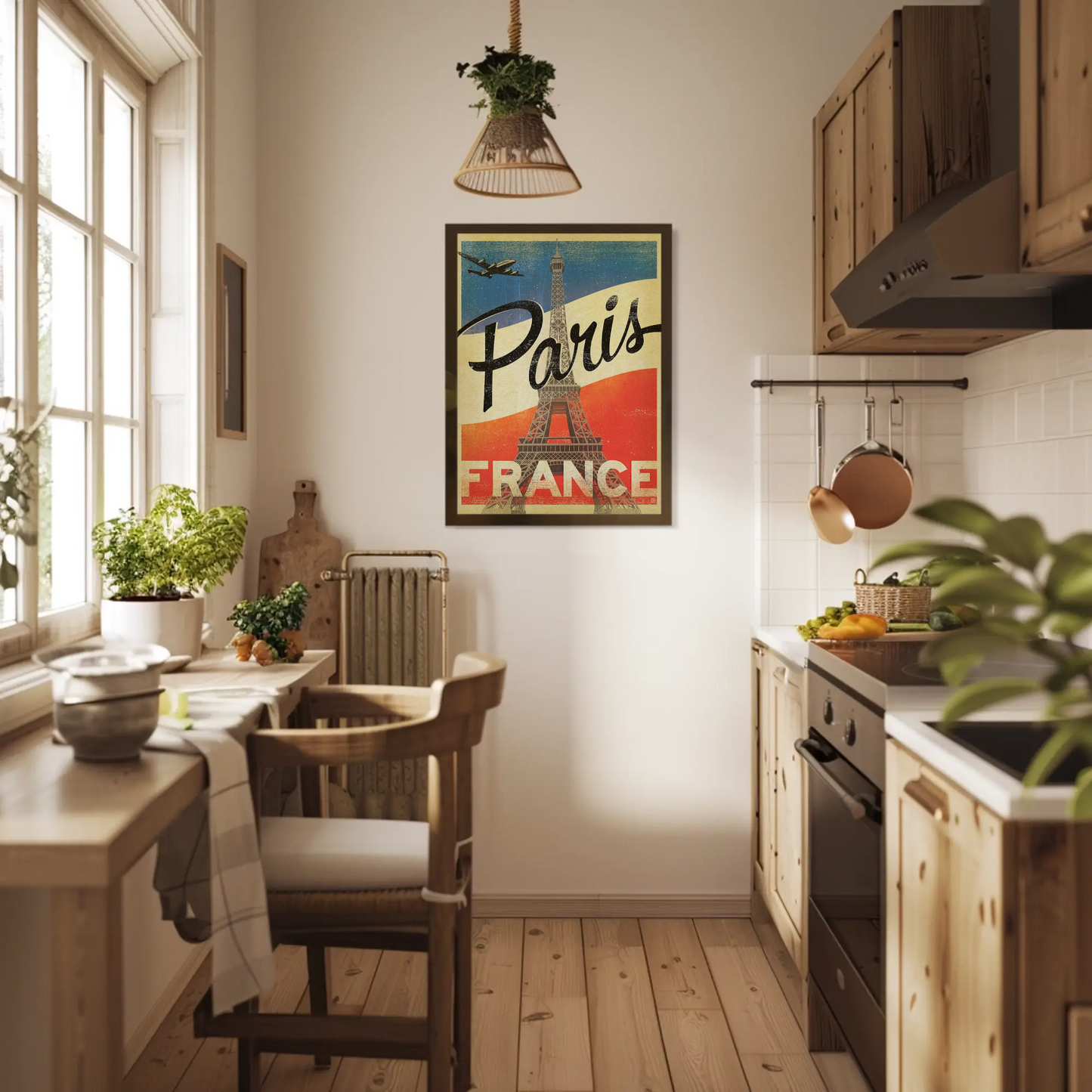 Paris Vintage Poster Eiffel Tower