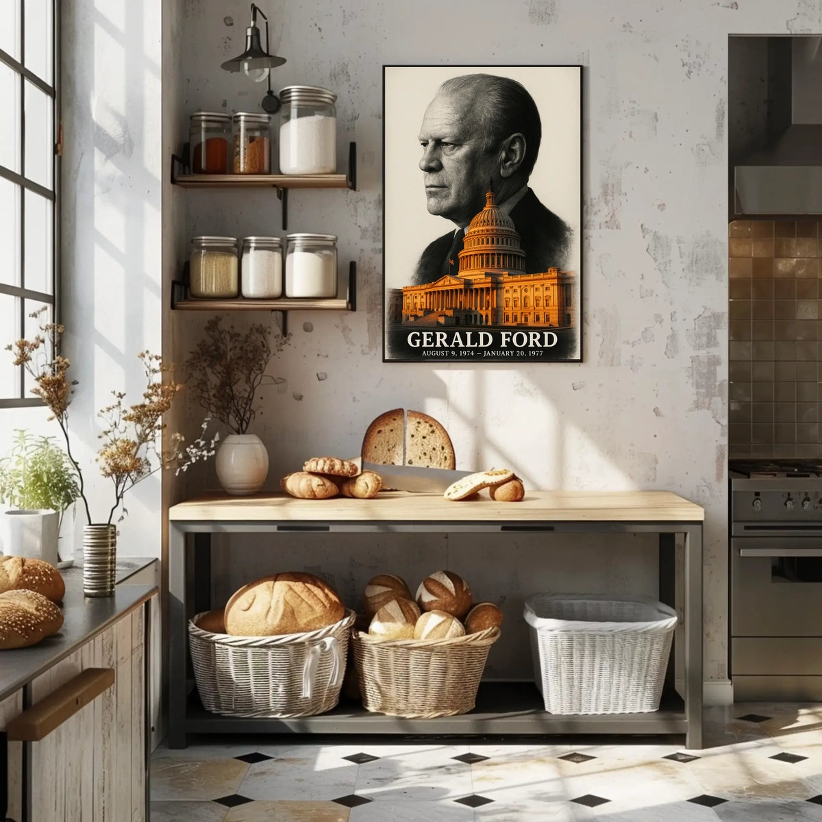 Gerald Ford 38th President of the United States Reflections Poster