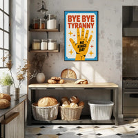 NO KINGS DAY Political or Propaganda Poster