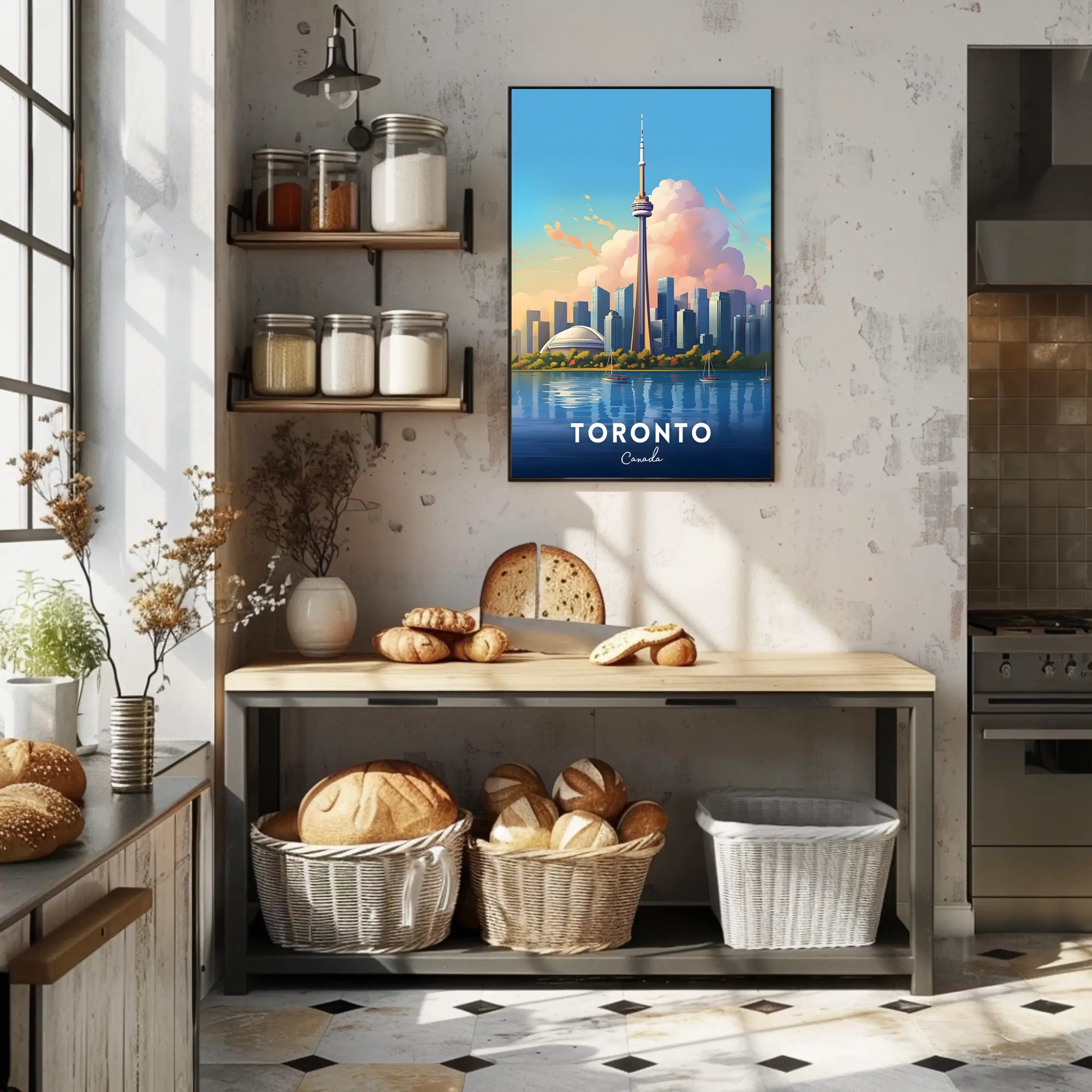Toronto Skyline Poster