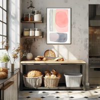 Abstract Shapes Colorful Poster Minimalist Wall Art