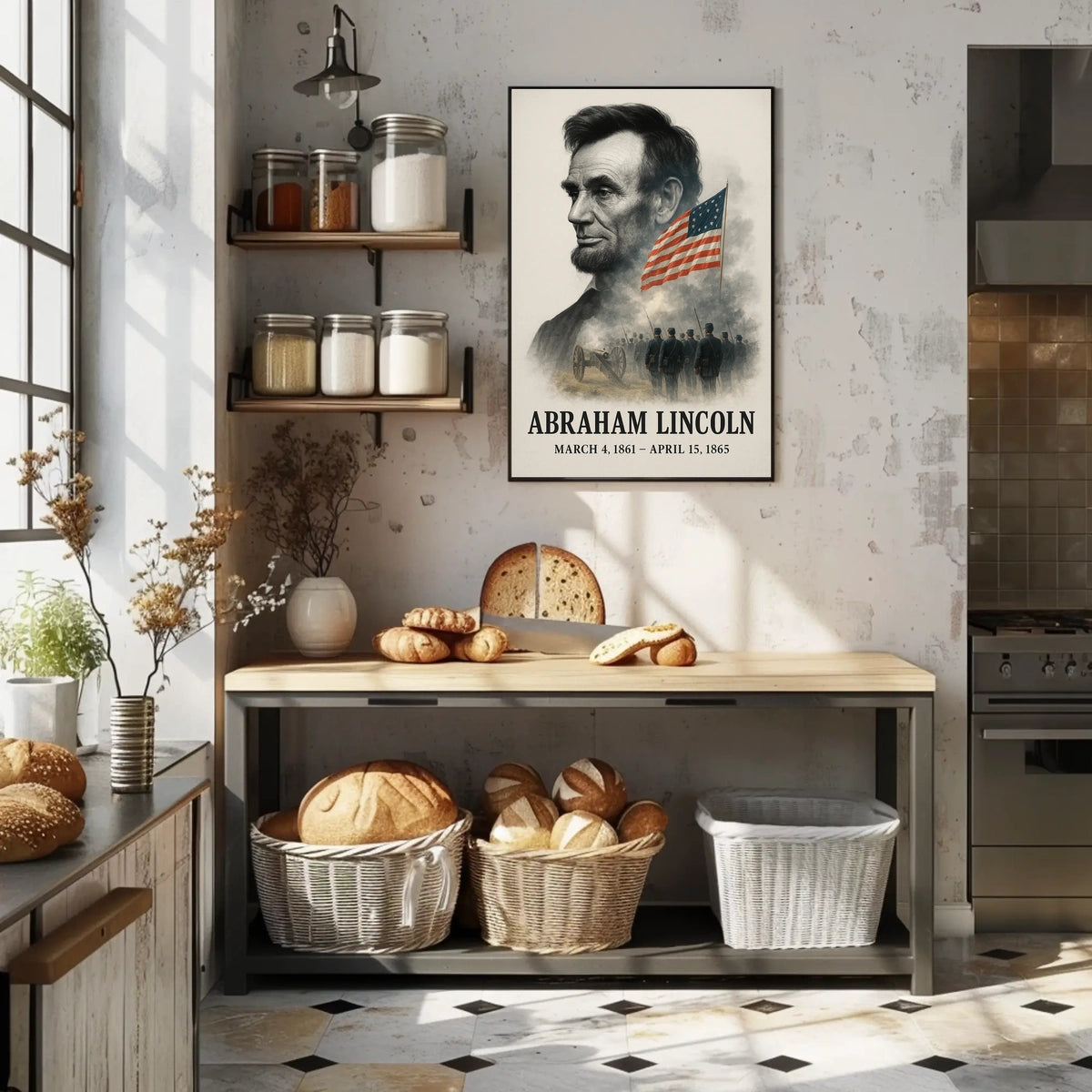 Abraham Lincoln 16th President of the United States Reflections Poster