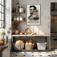 Abraham Lincoln 16th President of the United States Reflections Poster