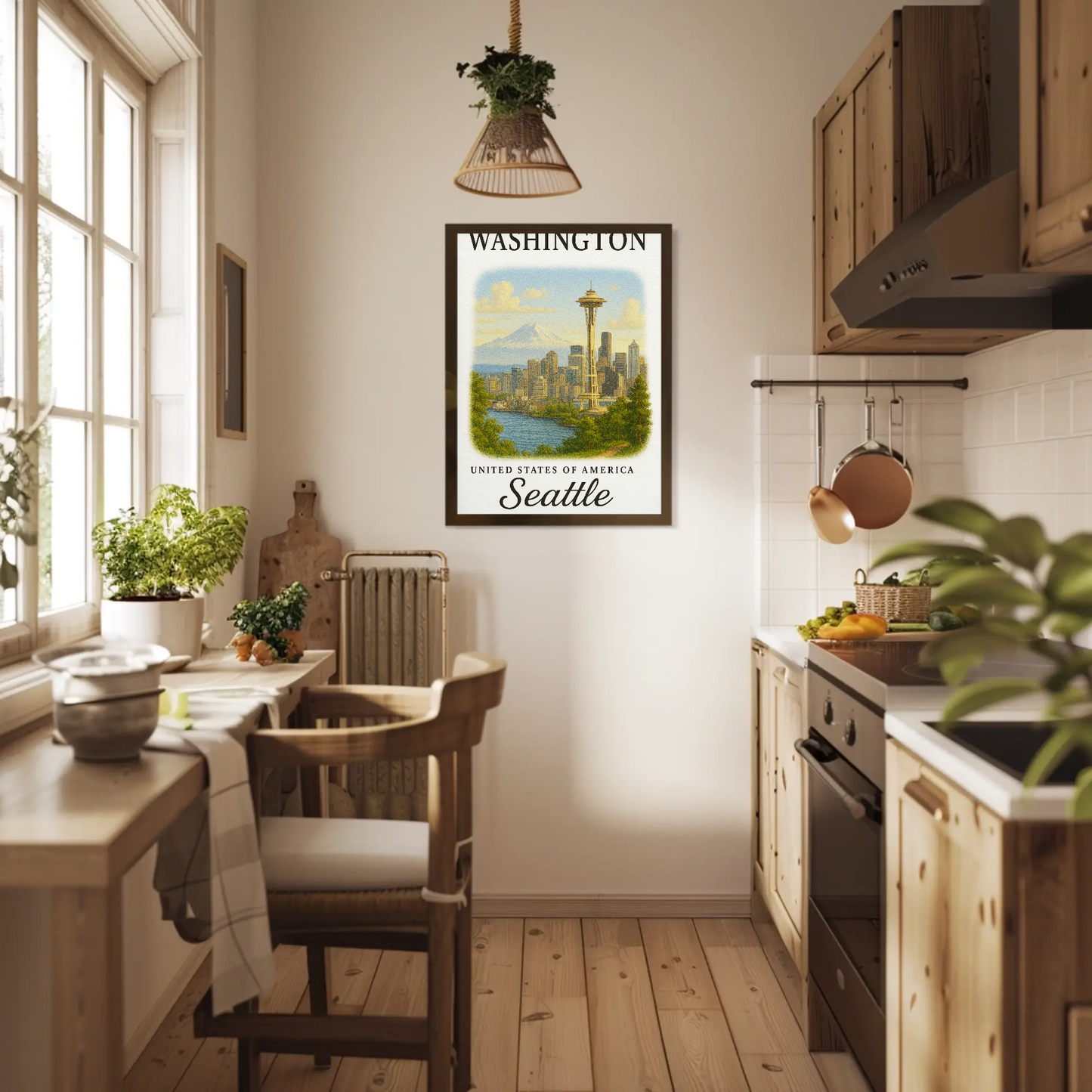 Washington, Seattle Signature Series Vintage Travel Poster