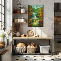 Alabama Waterfall Poster