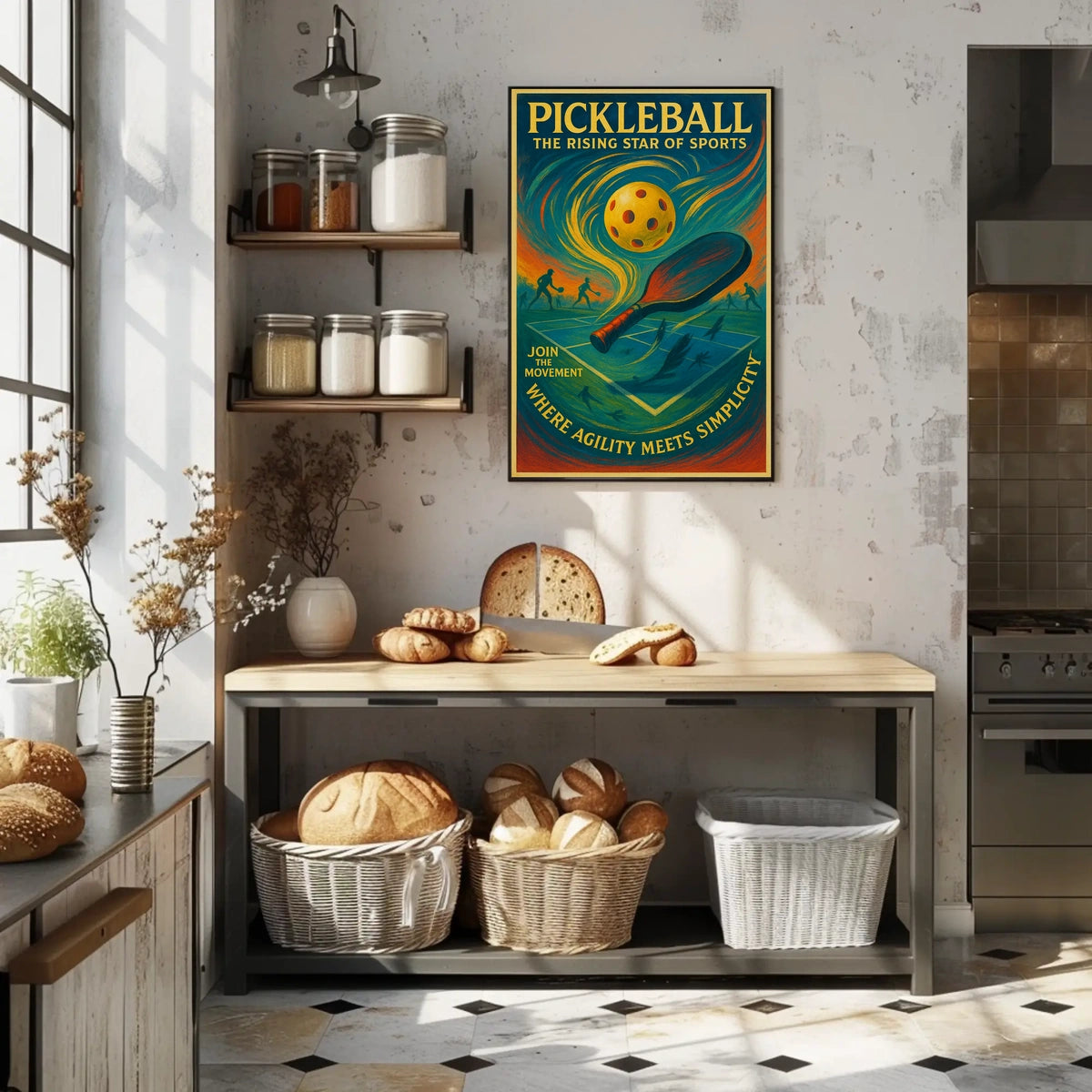 Pickleball The Rising Star of Sports Poster