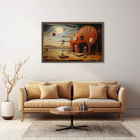 Surreal Dreamscape: Abstract Artistic Poster