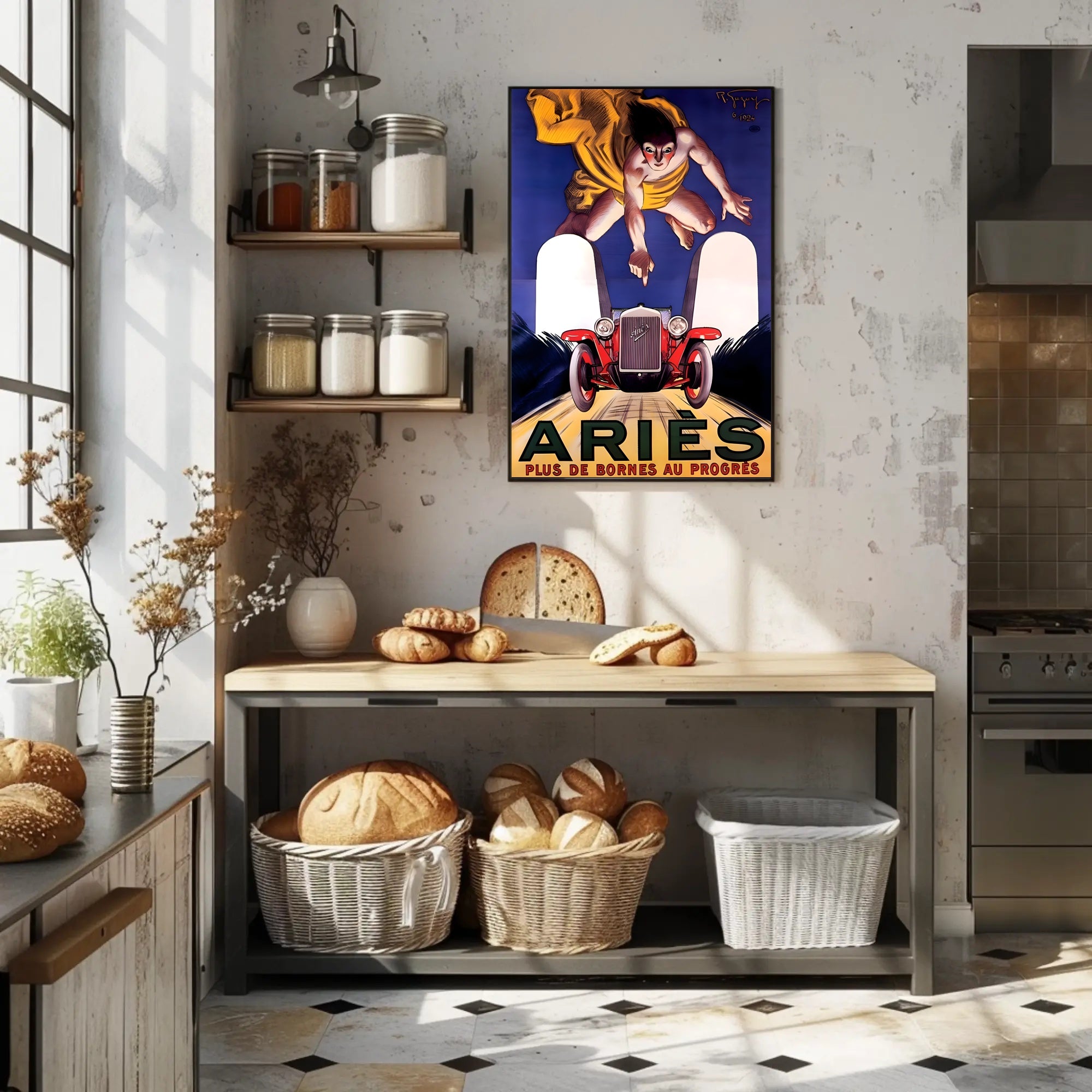 Aries Automotive Advertisement Poster