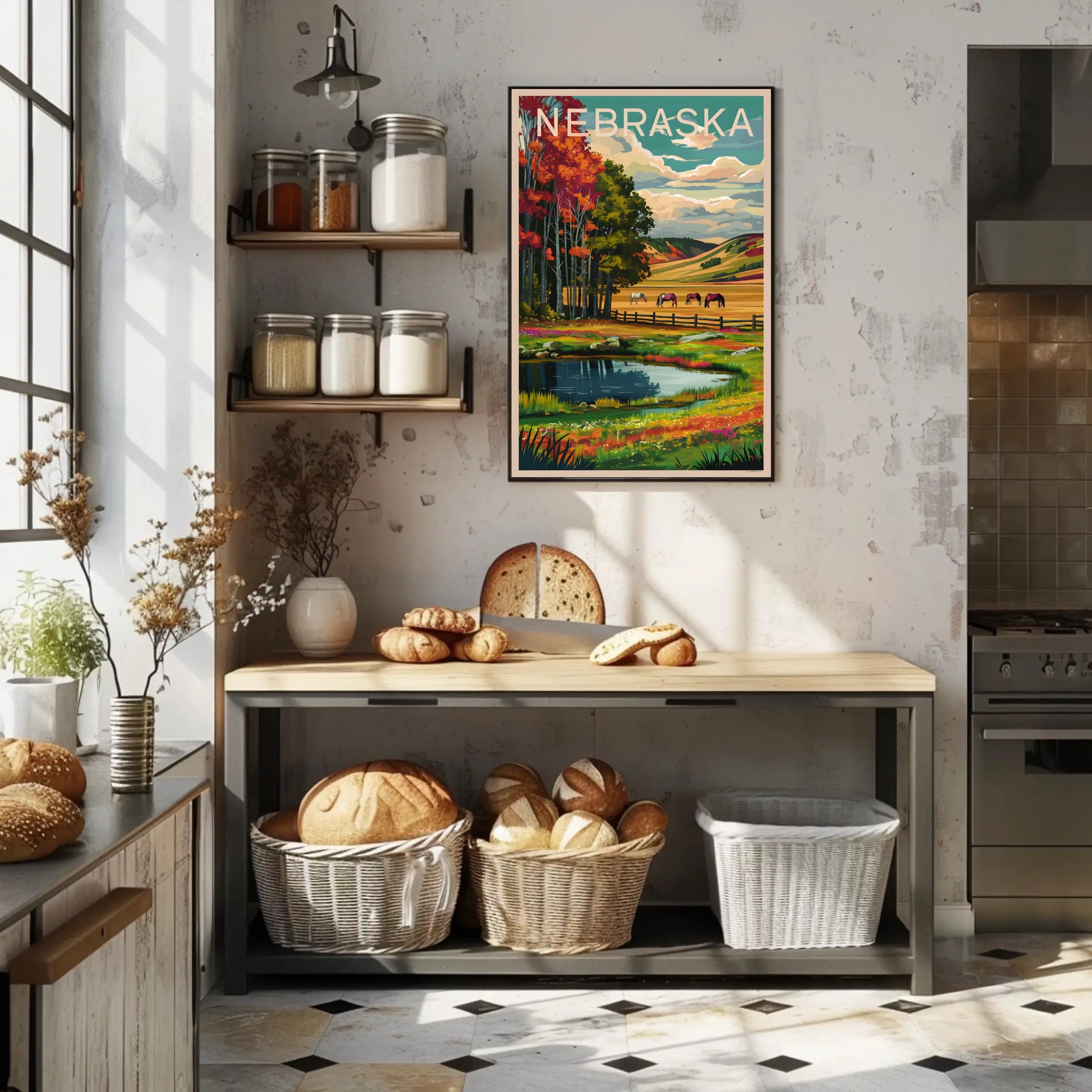 Nebraska Landscape Poster