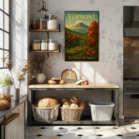 Vermont The Heart of New England Poster