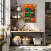 Arkansas The Natural State Poster