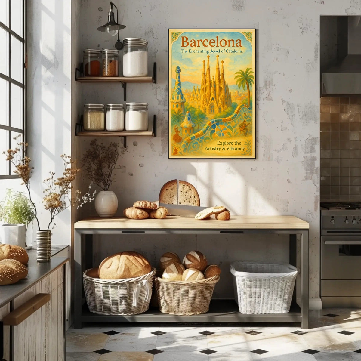 Barcelona The Enchanting Jewel of Catalonia Poster