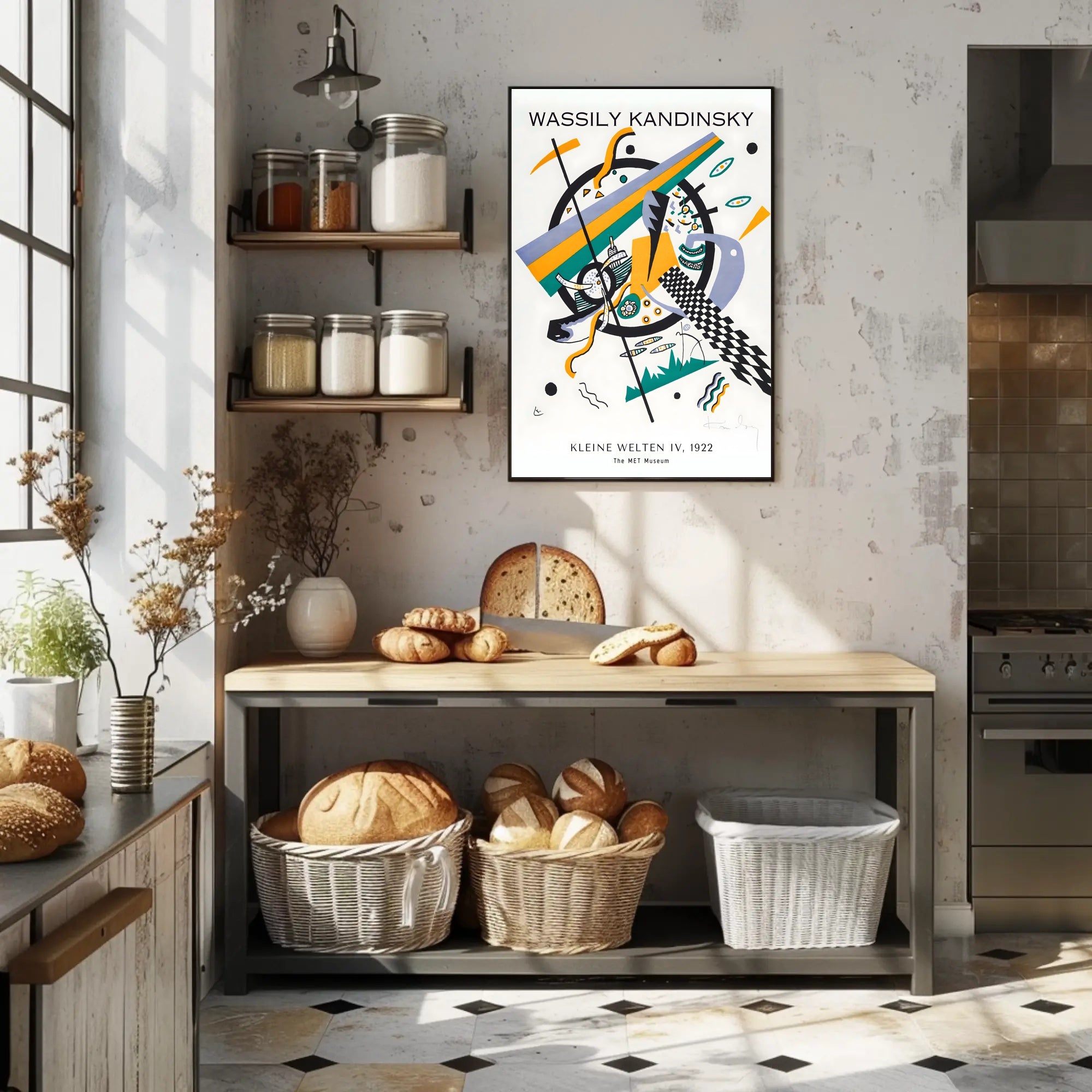 Wassily Kandinsky Kleine Welten IV 1922 Poster