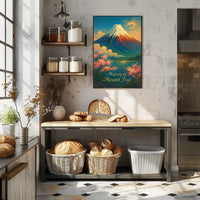 Majesty of Mount Fuji Poster