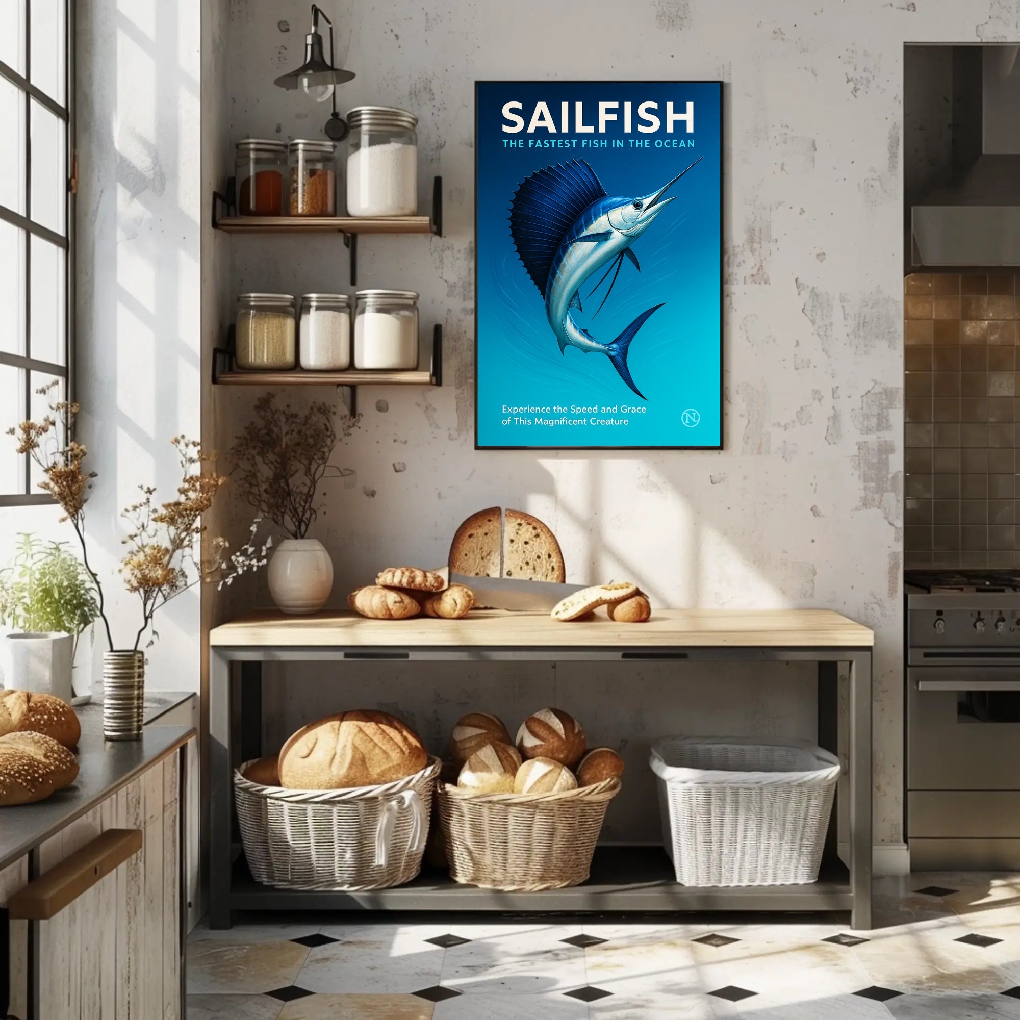 Sailfish The Fastest Fish in the Ocean Poster PosterGoat