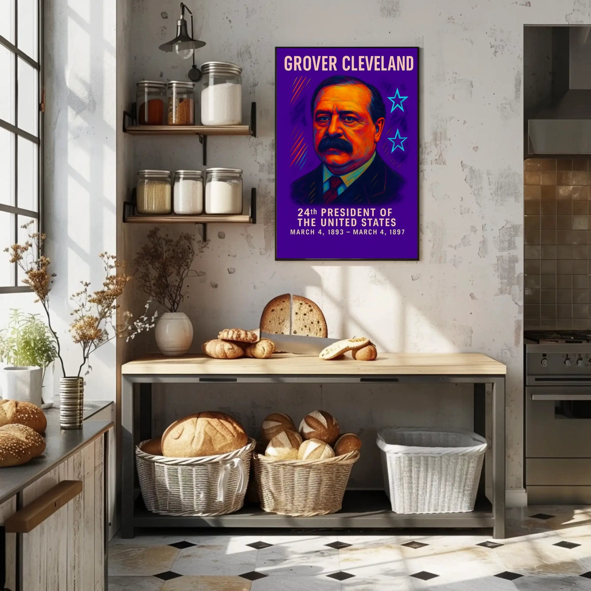 Grover Cleveland 24th President Poster