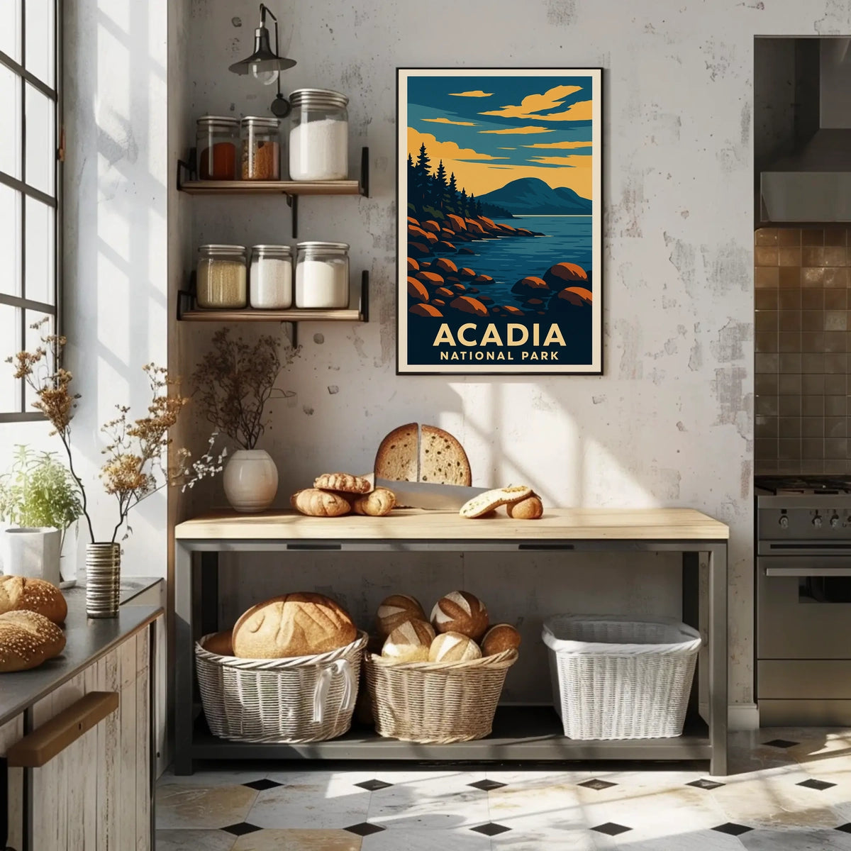 Acadia National Park Scenic Wanderlust Poster