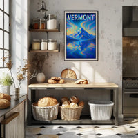 Vermont Mountain Reflection Poster