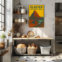 Glacier National Park Art Print Poster Decor PosterGoat