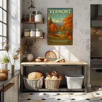 Discover Vermonts Seasons Poster