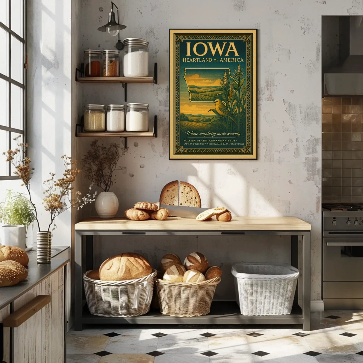 Iowa Heartland of America Poster
