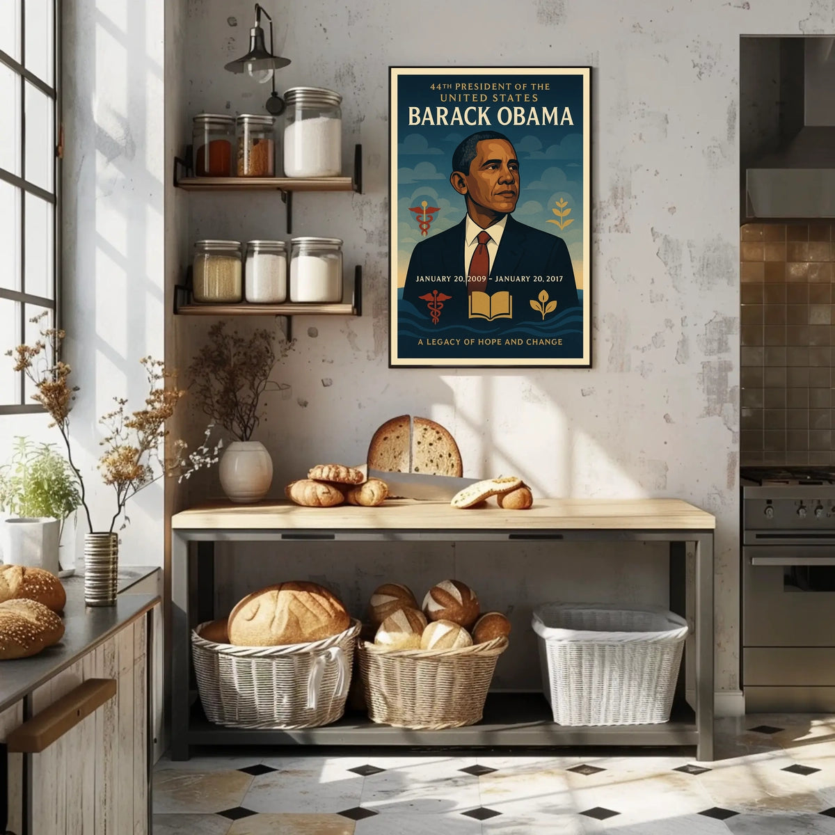 Obama 44th President Historical and Presidential Poster