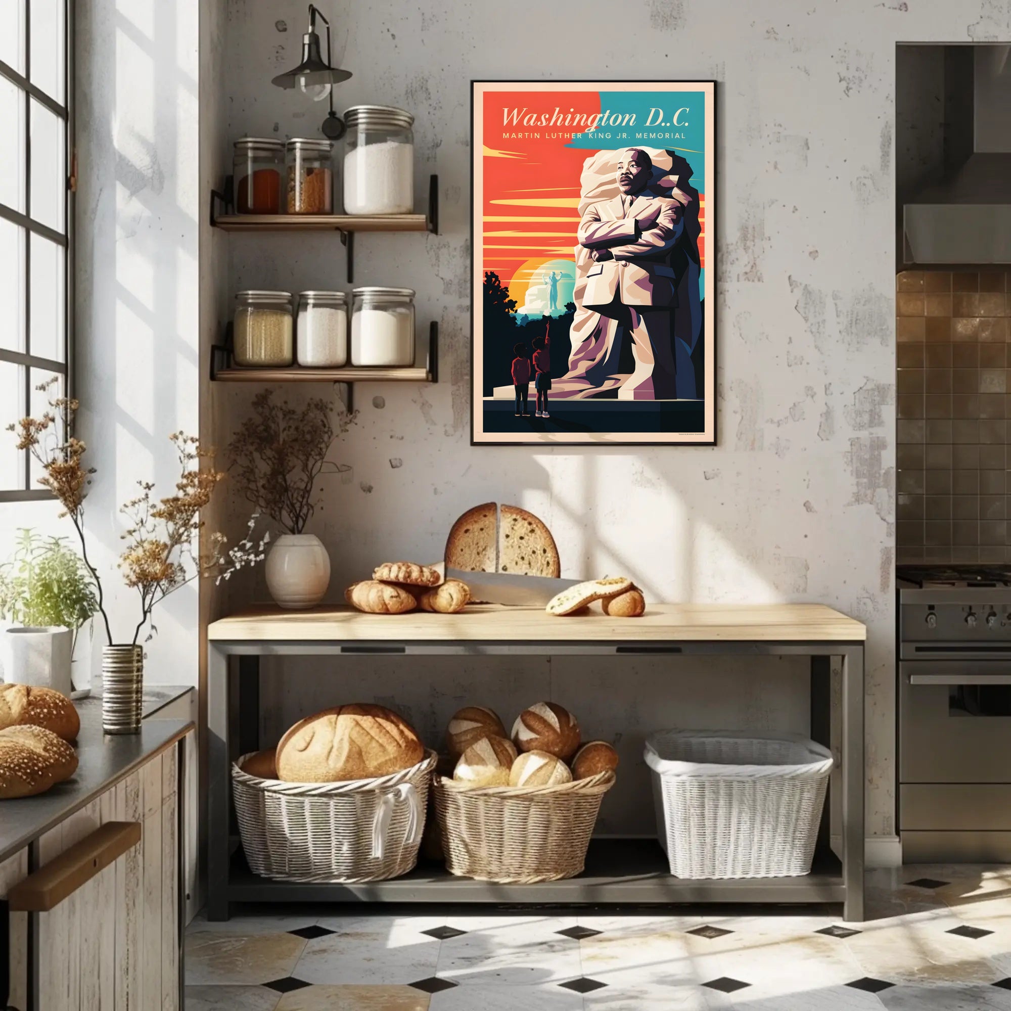 Washington D.C. Martin Luther King Jr. Memorial Poster