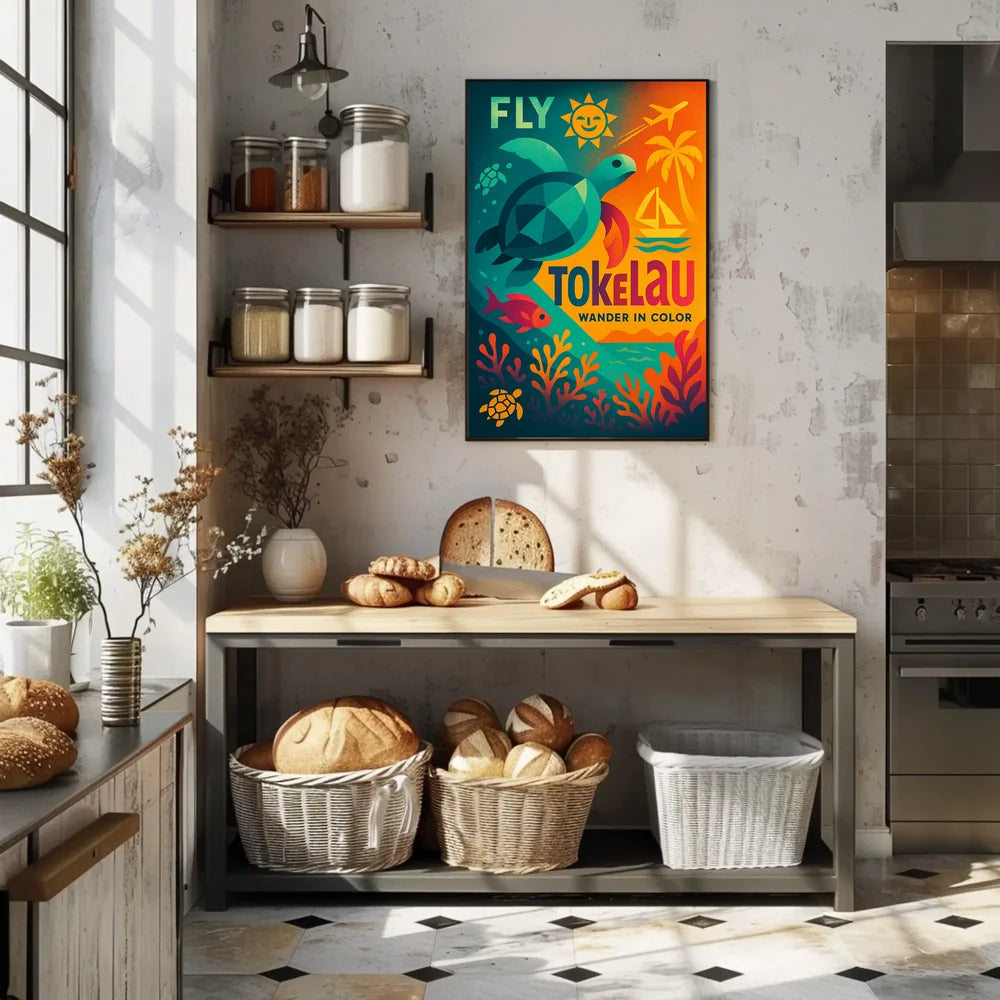 Fly Tokelau Travel Adventure Explore Island Paradise Travel Poster PosterGoat